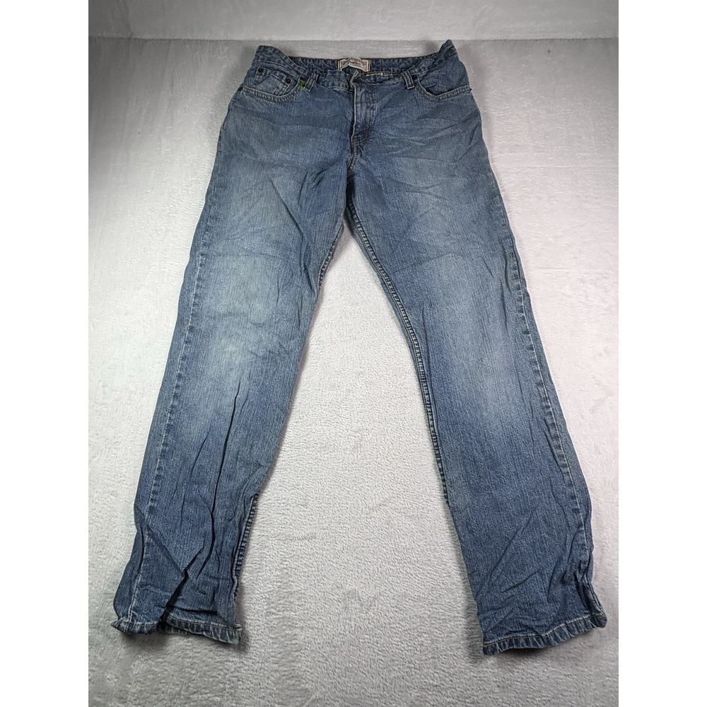Signature Levi Strauss & Co Mid Rise Straight Leg Jeans Women's Misses 12 Med